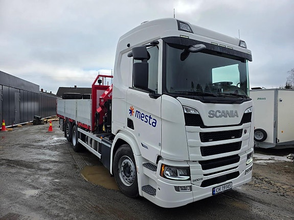 Scania R500 B6x2*4 Kranbil HMF 3220 32 tm, plan, 55 802 km 2 of 30