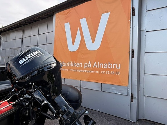 NYHET! West Alu Rib 420 Deluxe m/konsoll - Sort/Grå 5 of 5