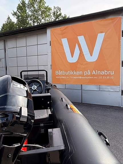 NYHET! West Alu Rib 420 Deluxe m/konsoll - Sort/Grå 4 of 5