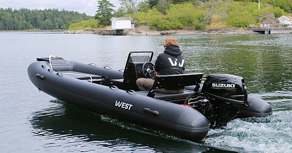Pakkepris! West Alu RIB 420 Deluxe m/konsoll & Suzuki 30 hk – Leken Rib! 6 of 27