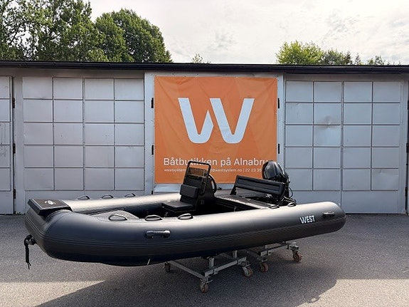 Pakkepris! West Alu RIB 420 Deluxe m/konsoll & Suzuki 30 hk – Leken Rib! 27 of 27