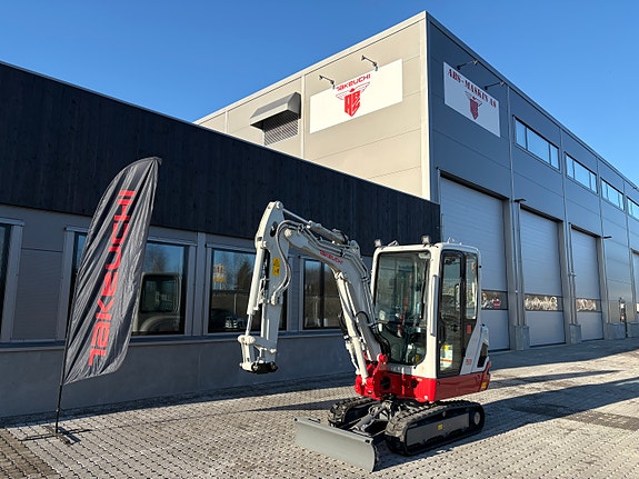 Takeuchi TB225, 4år/4000t garanti, på lager