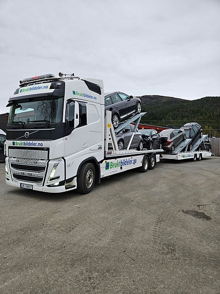 Vår biltransporter.