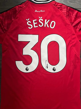 Signert sesko fotballdrakt