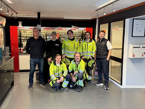 Teamet vårt i Narvik som ser frem til å motta en ny kollega!