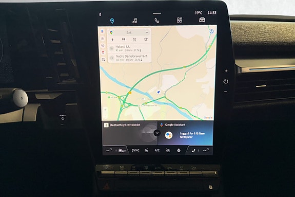 Innebygd navigasjon fra google.