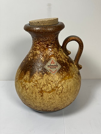 Vintage Scheurich Keramik vase – West Germany Fat Lava