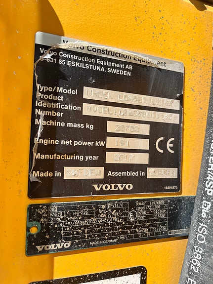Volvo L110H, Vi tar innbytte. 9 of 12