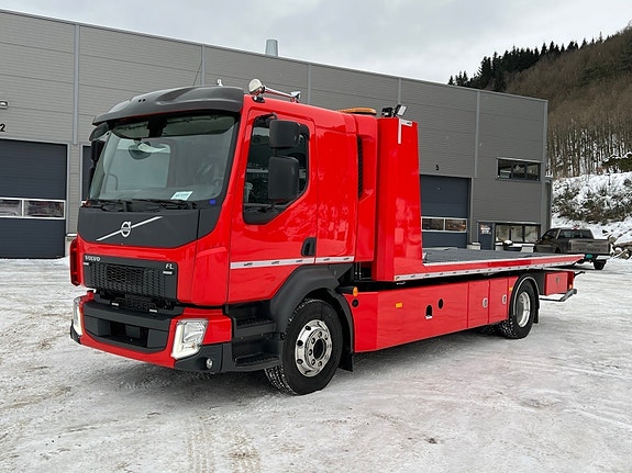 Volvo FL 320 hk 16 t facelift rød med De Groot 3 laster. Bilen er leveringsklar! 8 of 30