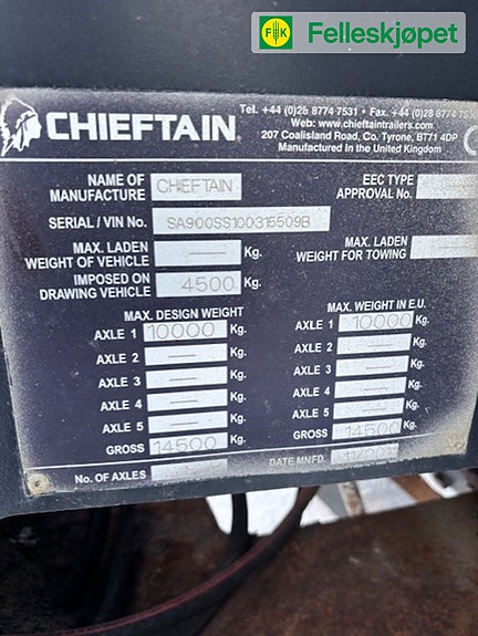 Chieftain ss1063? 14 of 14