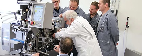 Kurs hos maskinprodusent