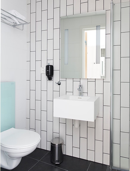 Et av våre standard bad