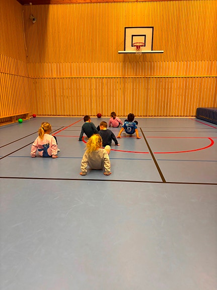 Vi leier gymsal på vinterhalvåret - her bygger vi sterke kropper og gode relasjoner!