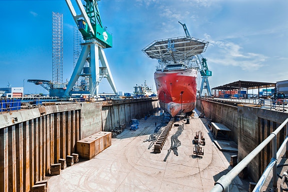 En vanlig arbeidsplass for oss – både i Norge og på verft verden rundt