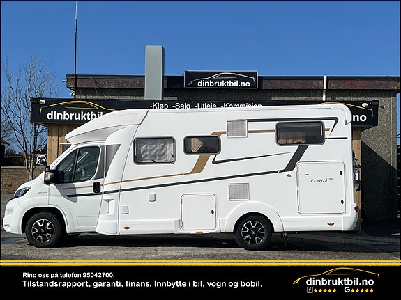 Eura Mobil PT 695 EB, 2-enkle senger, UTEN senkeseng, Truma varmer, B-Førerkort, Meget god nyttelast! EU 03.28, 2.3 150HK, Automat, Tilstandsrapport, Garanti
