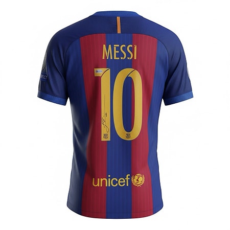 Lionel Messi signert Barcelona drakt – Beckett COA – Autograf