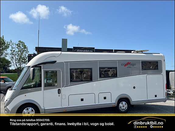Carthago Chic E-Line I 50 Yachting, 2-enkle senger, Senkeseng, Alde vannbåen varme, 4500KG chassis, Garanti EU 06.27, LAV GARANTERT KM! 1-EIER! 3.0 180HK, Automat