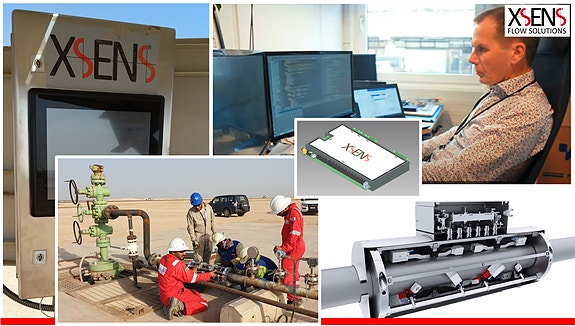 Xsens remote flow meter support