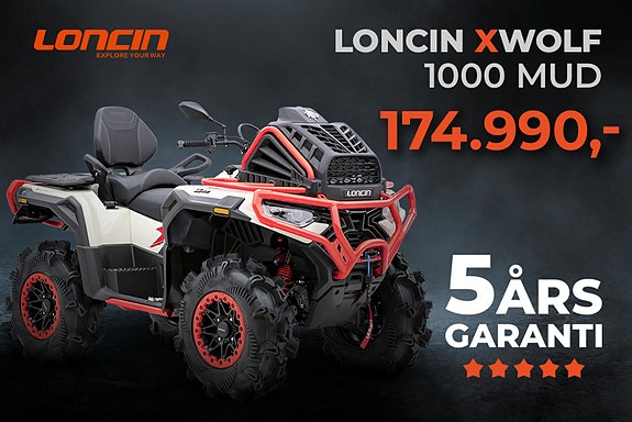 Loncin XWolf 1000 MUD | 5 års garanti