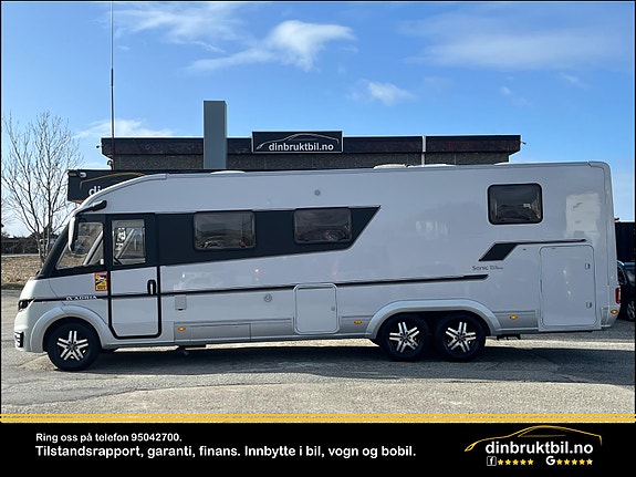 Adria Sonic Supreme I 810SL EU 04.28, 2.3 177HK, Automat, Tilstandsrapport, Garanti