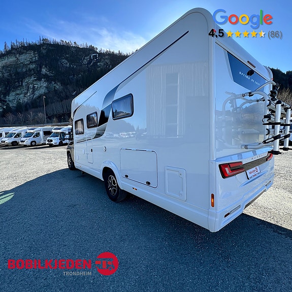 Hobby Optima De Luxe T70 E || Lave enkeltsenger | Bad helt bak | Truma gass+230v | Apple CarPlay | 9-trinns | R.kam 9 of 30