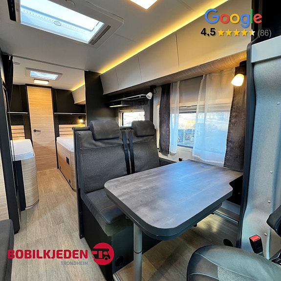 Hobby Optima De Luxe T70 E || Lave enkeltsenger | Bad helt bak | Truma gass+230v | Apple CarPlay | 9-trinns | R.kam 24 of 30