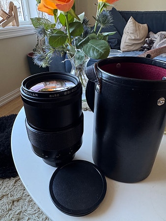 Carl Zeiss Jena DDR 200mm f/2.8 MC Sonnar - Vintage teleobjektiv