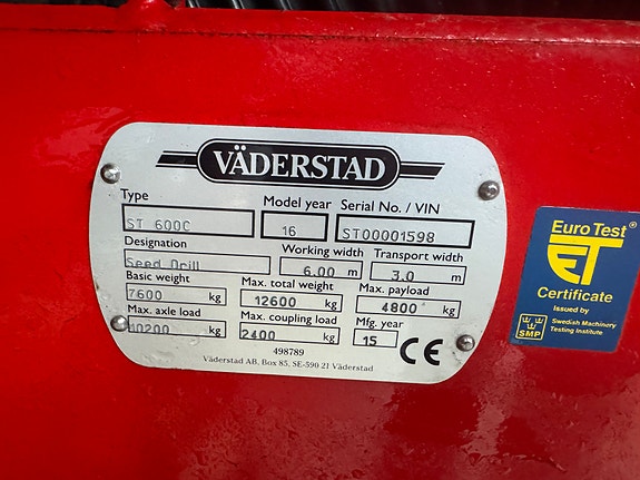 Vädestad Spirit 600C Fix 9 of 12