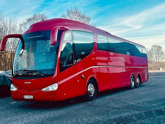 Scania Eksklusiv Racingbuss / Turnébuss / Camper - Scania Irizar - FULLUTSTYRT + Racingtelt