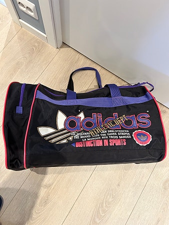 Vintage Adidas stoff bag unisex