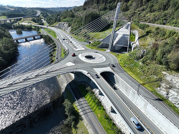 Nydalsbrua (foto kred. SKANSKA)