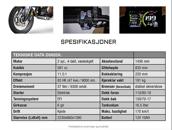 VOGE DS 625 X PÅ LAGER! / LEVERINGSKLAR! /MYE MC FOR PENGENE! 13 of 13