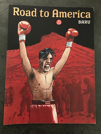«Road to America». Prisvinnende grafisk roman av Baru. TEGNESERIE.