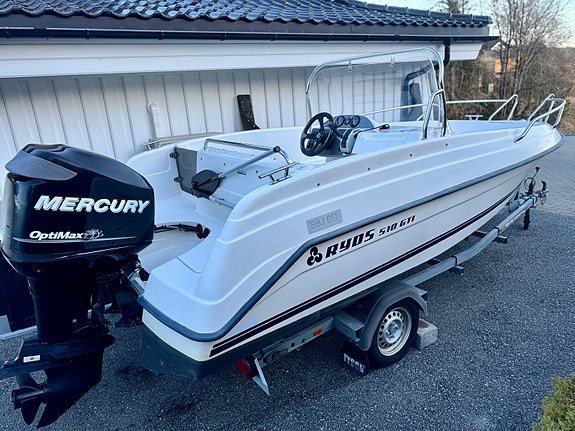 Ryds 510 GTI m/75HK Mercury | Henger | Puter |  2 eiere siden ny! 2 of 5