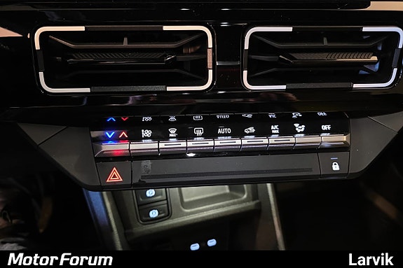 Klimaanlegg samt USB-C lading