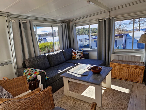Tec Travel King 720 med Viking helårstelt fra 2014 på Nes Camping, Jeløya - plass Blå 9 2 of 5