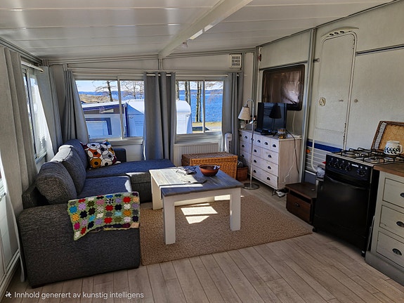 Tec Travel King 720 med Viking helårstelt fra 2014 på Nes Camping, Jeløya - plass Blå 9 4 of 5