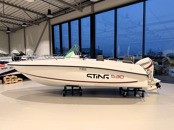 Meget pen Sting 530S m/2018 Evinrude 75HK - Nylig utført full stor service!