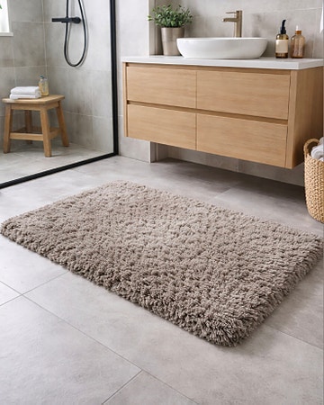 ⭕️ Supermyk 3 x baderomsmatter IKEA. Muldvarp farget