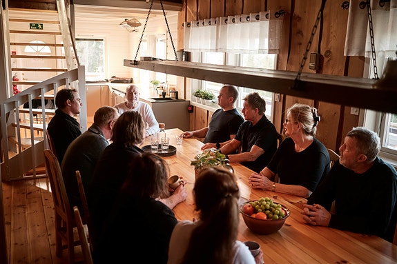 Samling rundt spisebordet