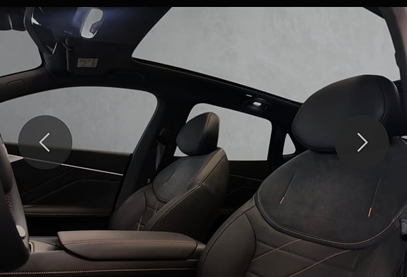 Panorama glass tak med solgardin