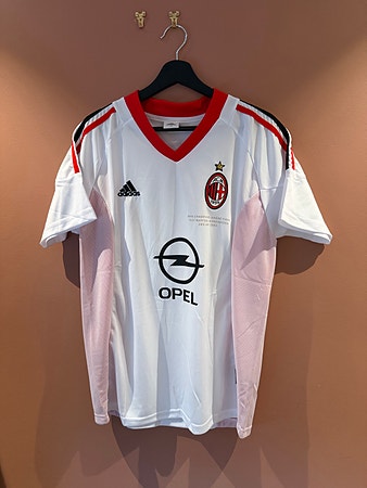 Adidas AC Milan Champions League 2003 fotballdrakt Inzaghi nr 9 Signert