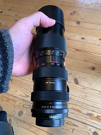 Vintage 1970s Soligor Macro+zoom 85-205mm F/3.8 Fixed M42 Lens