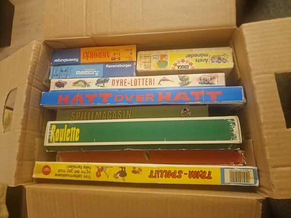 Lot med mange vintage brettspill