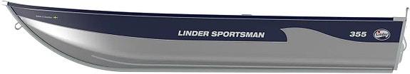 Linder 355 Sportsmann - lett og solid aluminiumsbåt! 6 of 9