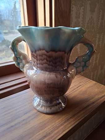 Retro vintage tysk vase i keramikk