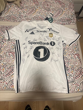 Rosenborg 100 år fotballdrakt herre L hvit