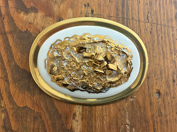 Vintage beltespenne – signert Astrid Gauslaa – unik kunsthåndverk