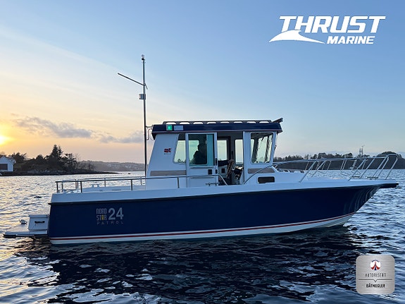 Nordstar 24 Patrol - Ny motor og nytt drev 2015, kun 177 timer, autopilot +++