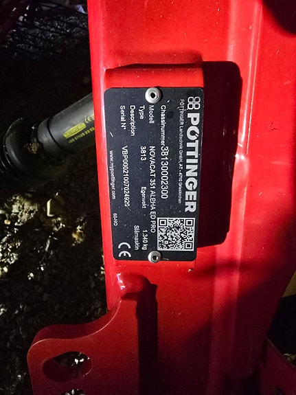 Pöttinger Novacat 351 AM ED PRO 2023, kr 295 000,-